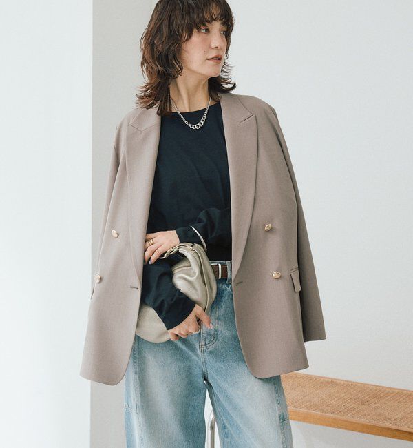  「【着回し力抜群】2wayセミシアーロンTee」|Tシャツ・カットソー|