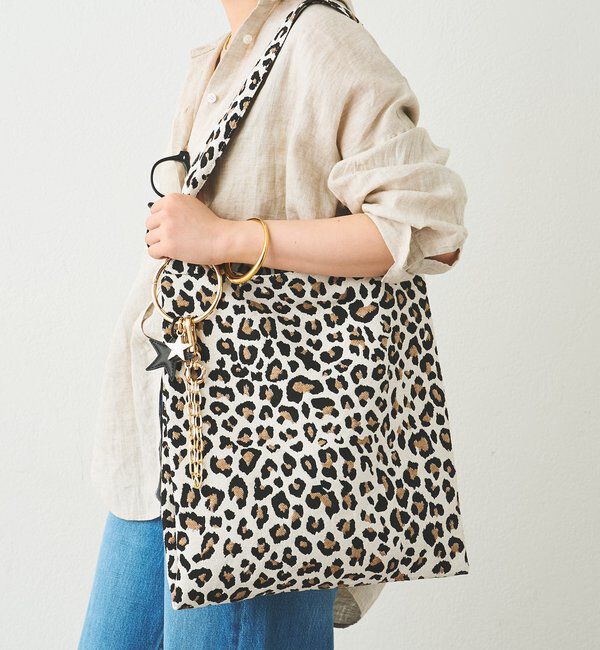  「よっし～コラボ/チャーム付きアニマルジャガードトート」|ショルダー・メッセンジャー|