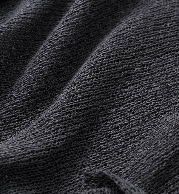  「【通気性/吸水速乾性/軽量/防シワ性】ペーパーポンチョニット」|ニット・セーター|