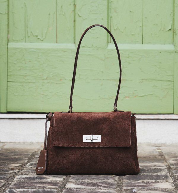  「スエードフラップミニトートバッグ」|トートバッグ|