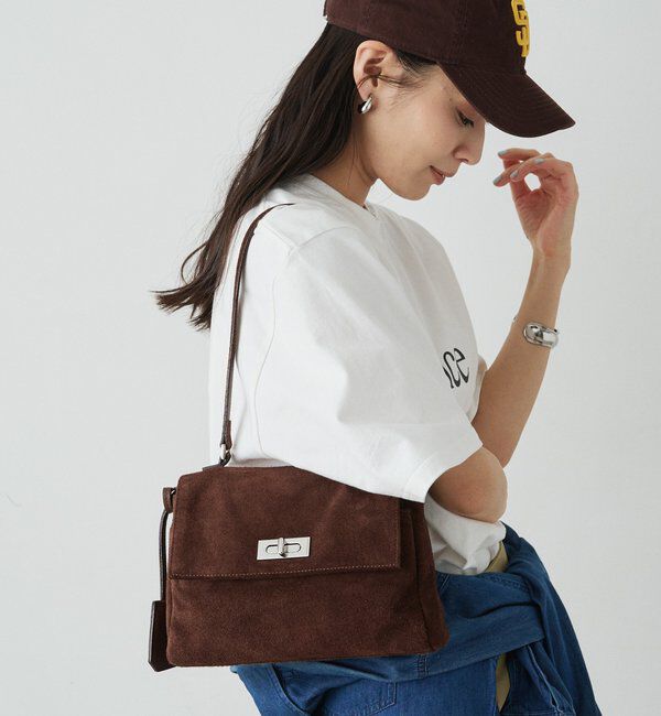  「スエードフラップミニトートバッグ」|トートバッグ|