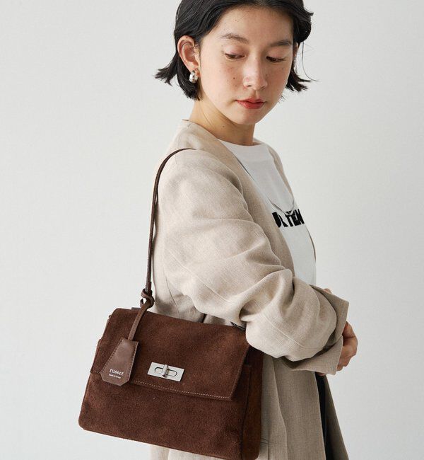  「スエードフラップミニトートバッグ」|トートバッグ|