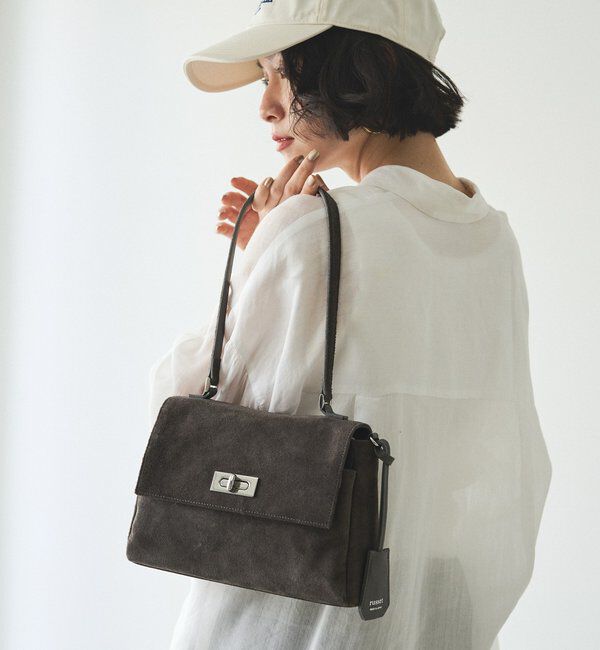  「スエードフラップミニトートバッグ」|トートバッグ|