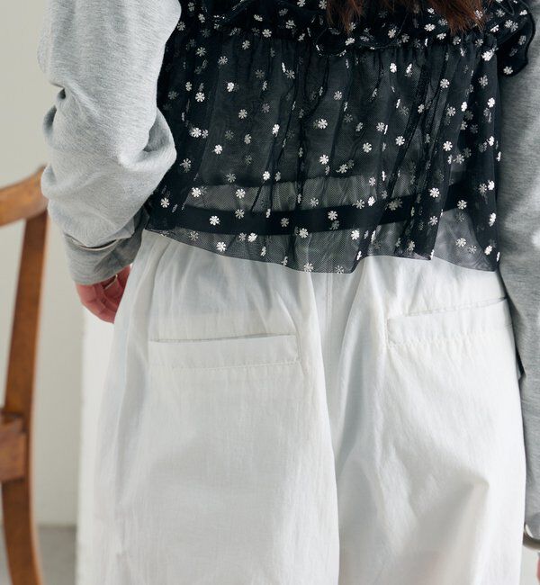  「ボリュームイージーパンツ」|チノ|