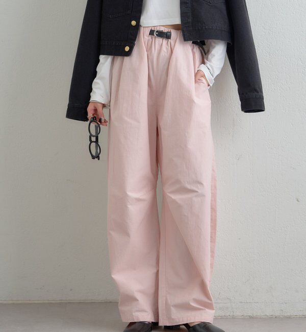  「ボリュームイージーパンツ」|チノ|