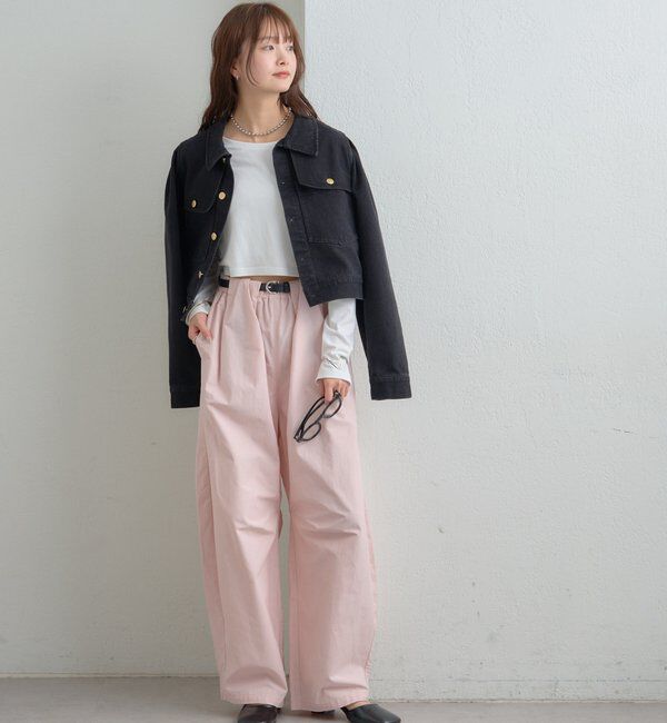  「ボリュームイージーパンツ」|チノ|