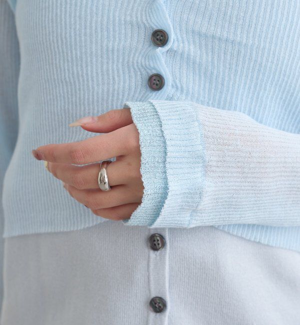  「ショルダースリットレイヤードニット」|ニット・セーター|