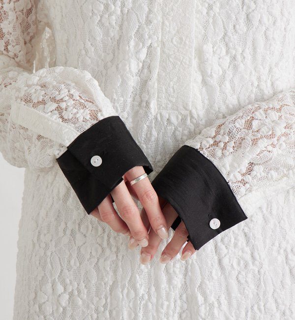  「襟付きレースワンピース」|ワンピース|