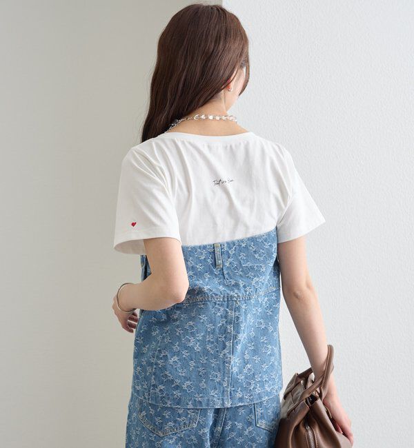  「フラワーデニムラップスカート」|スカート|