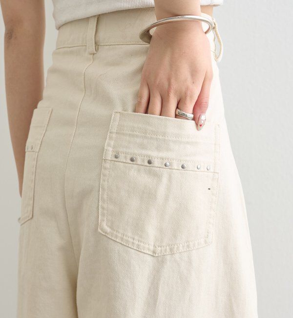  「スタッズツイルパンツ」|チノ|