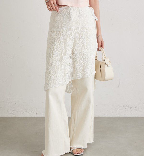  「レースラップスカート」|スカート|