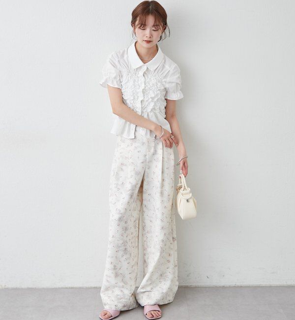  「シャーリングシェイプシャツ」|シャツ・ブラウス|