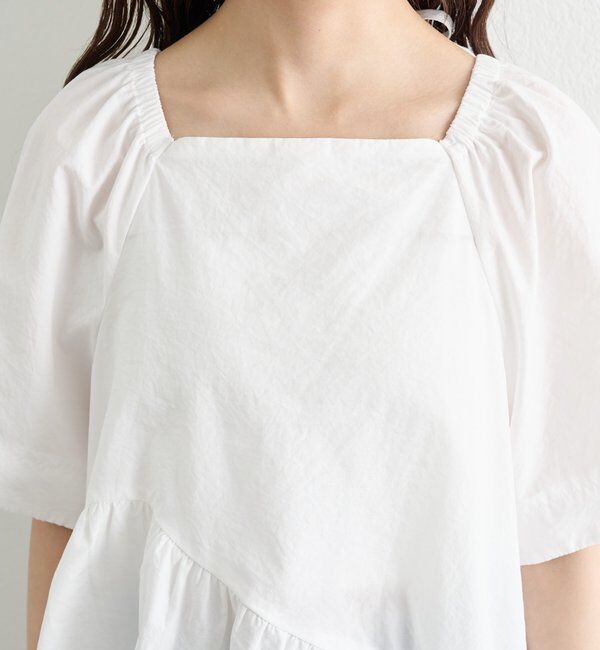  「ウェーブヘムブラウス」|シャツ・ブラウス|