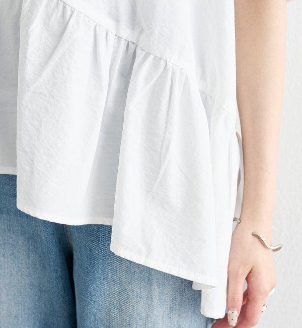  「ウェーブヘムブラウス」|シャツ・ブラウス|