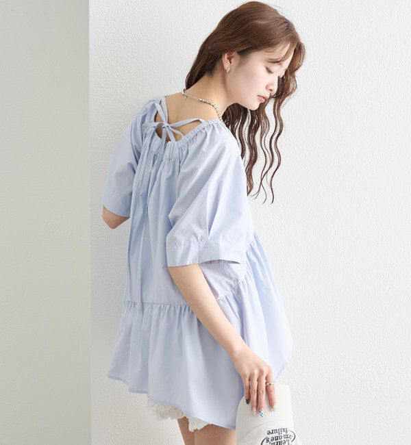  「ウェーブヘムブラウス」|シャツ・ブラウス|