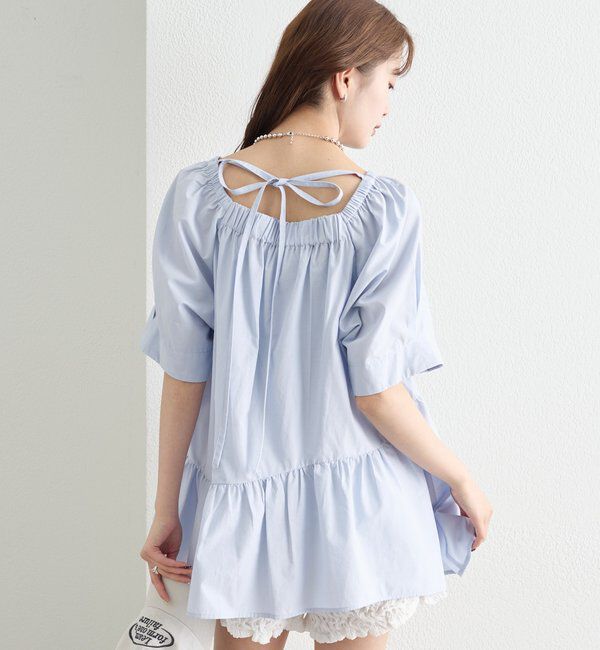  「ウェーブヘムブラウス」|シャツ・ブラウス|