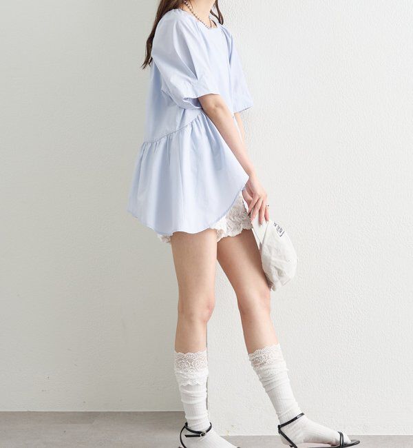  「ウェーブヘムブラウス」|シャツ・ブラウス|