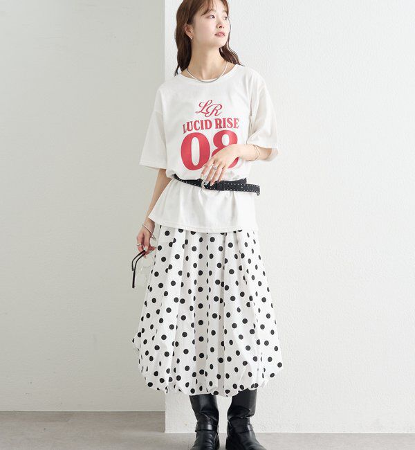  「ドットバルーンスカート」|スカート|