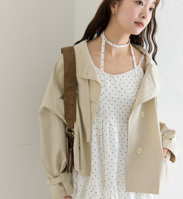  「ドットティアードミニワンピース」|ワンピース|