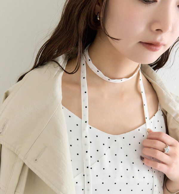  「ドットティアードミニワンピース」|ワンピース|