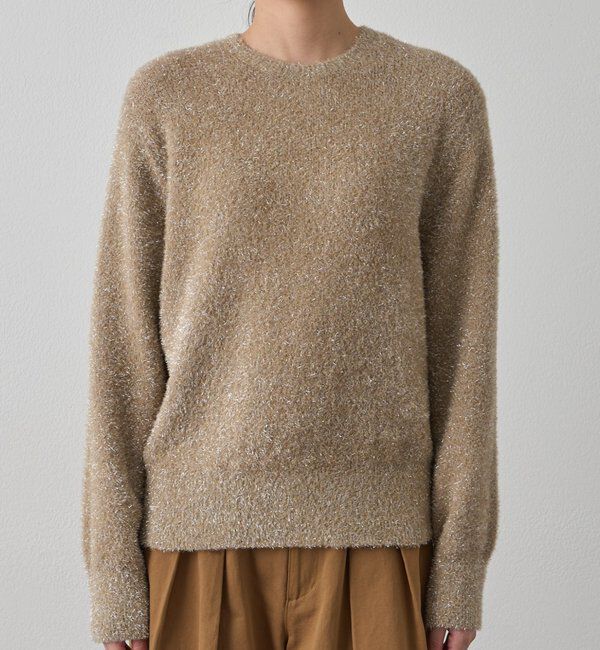  「ラメニットプルオーバー」|ニット・セーター|