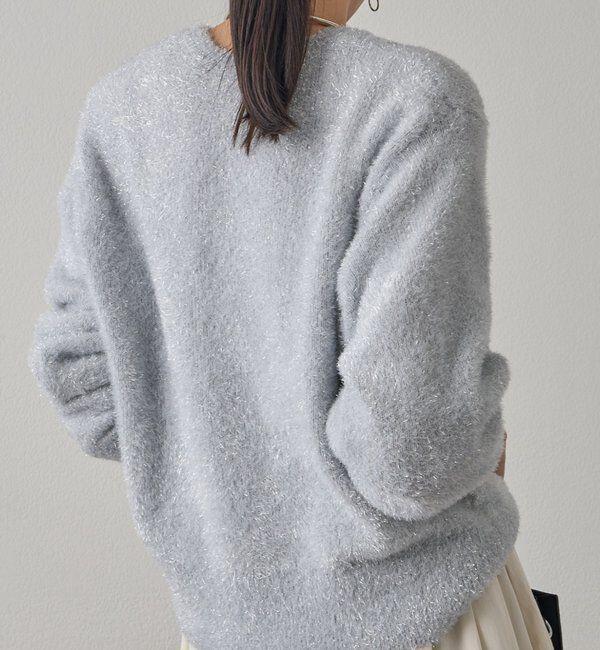  「ラメニットプルオーバー」|ニット・セーター|