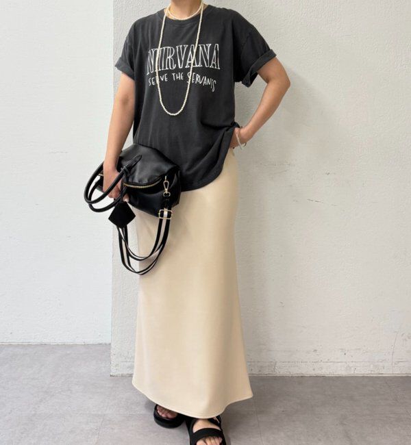  「カットジョーゼットマーメイドスカート」|スカート|