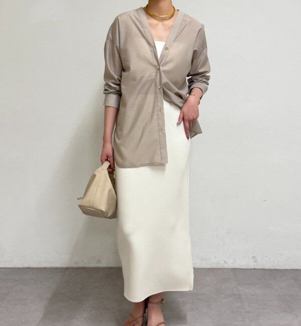  「バイヤスロングブラウス」|シャツ・ブラウス|