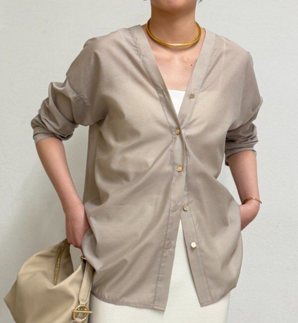  「バイヤスロングブラウス」|シャツ・ブラウス|