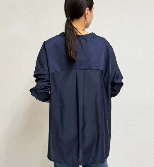  「バイヤスロングブラウス」|シャツ・ブラウス|