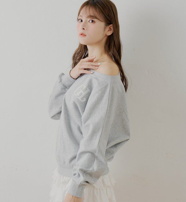  「ワンショルルーズスウェット」|Tシャツ・カットソー|