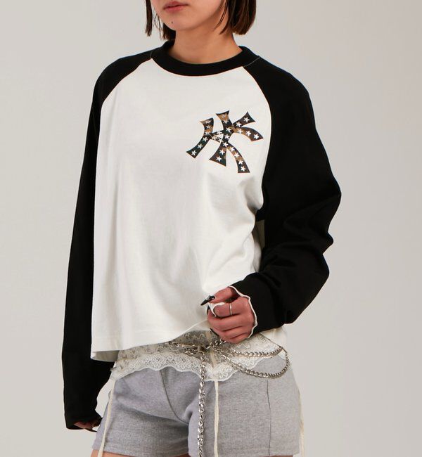  「【UNISEX】KOOKY'N KYスタースタッズラグランロンTEE」|Tシャツ・カットソー|