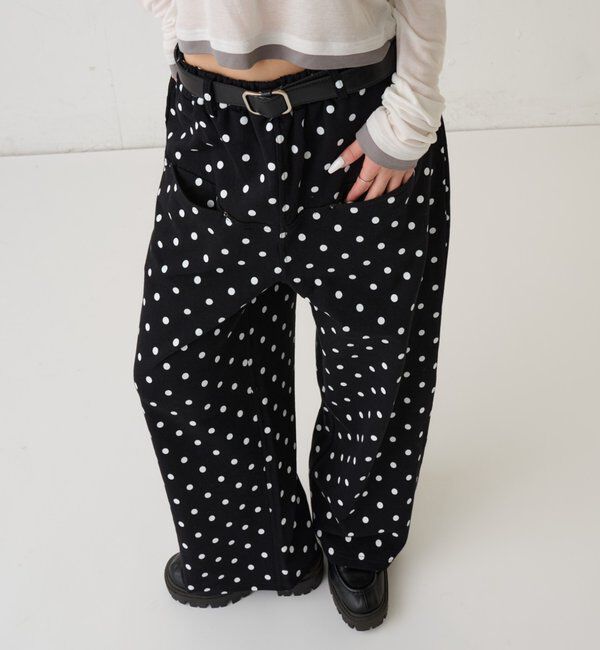  「ドットスラッシュポケットスウェットパンツ」|チノ|