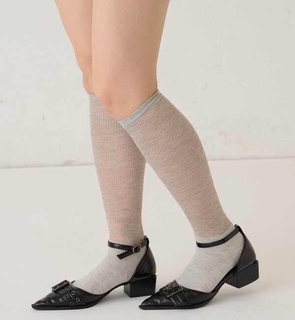  「シアーリブロングソックス」|ソックス|
