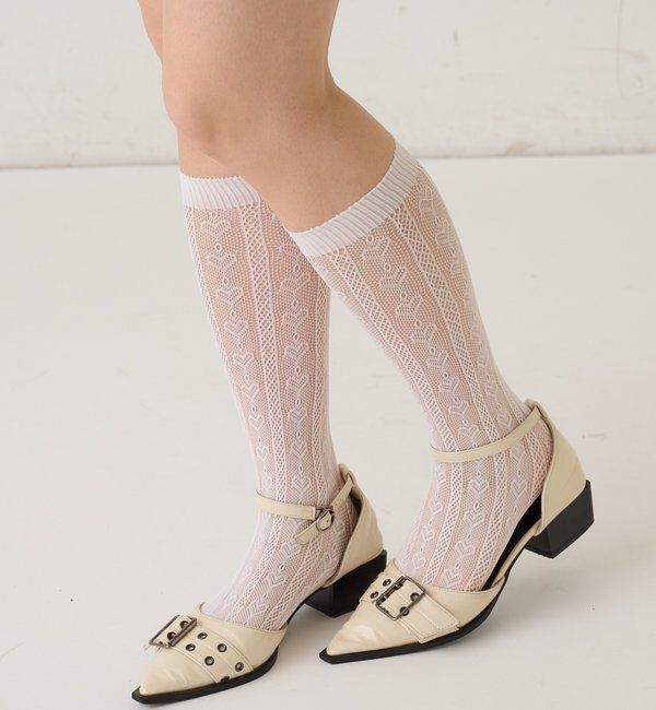  「レースハイソックス」|ソックス|