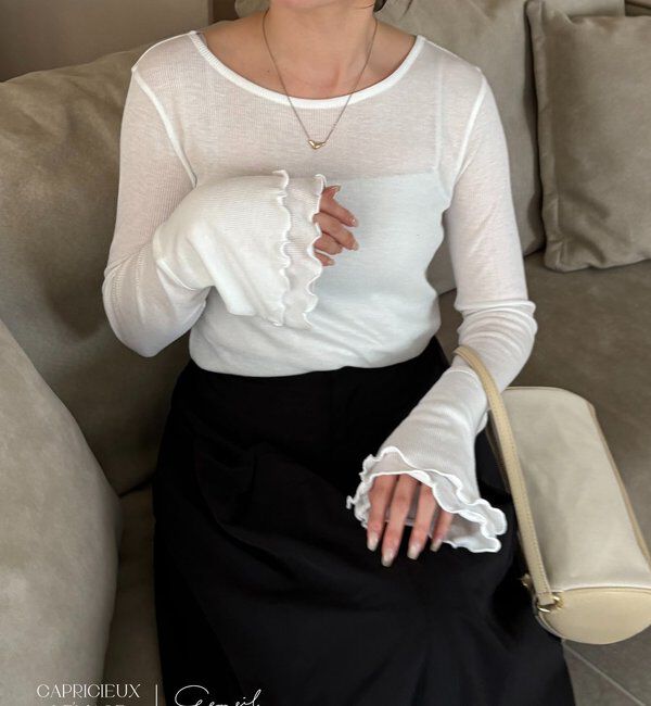  「【LE'MAGE&times;gemeilコラボ】ティアードスリーブロンT」|Tシャツ・カットソー|