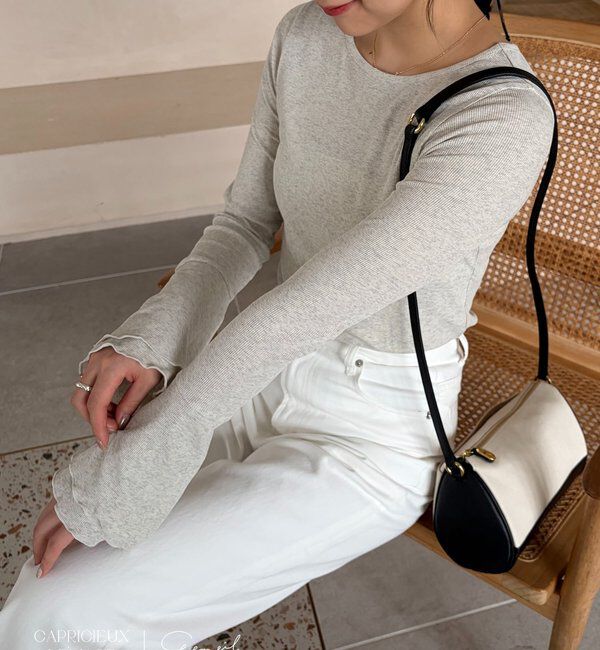  「【LE'MAGE&times;gemeilコラボ】ティアードスリーブロンT」|Tシャツ・カットソー|