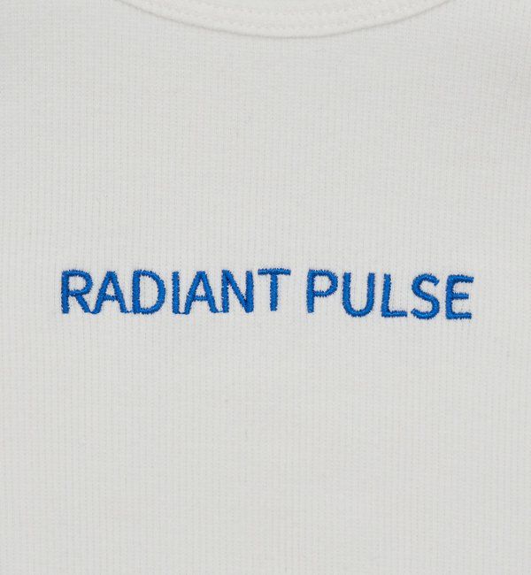  「刺繍リブタンクトップ」|キャミソール|