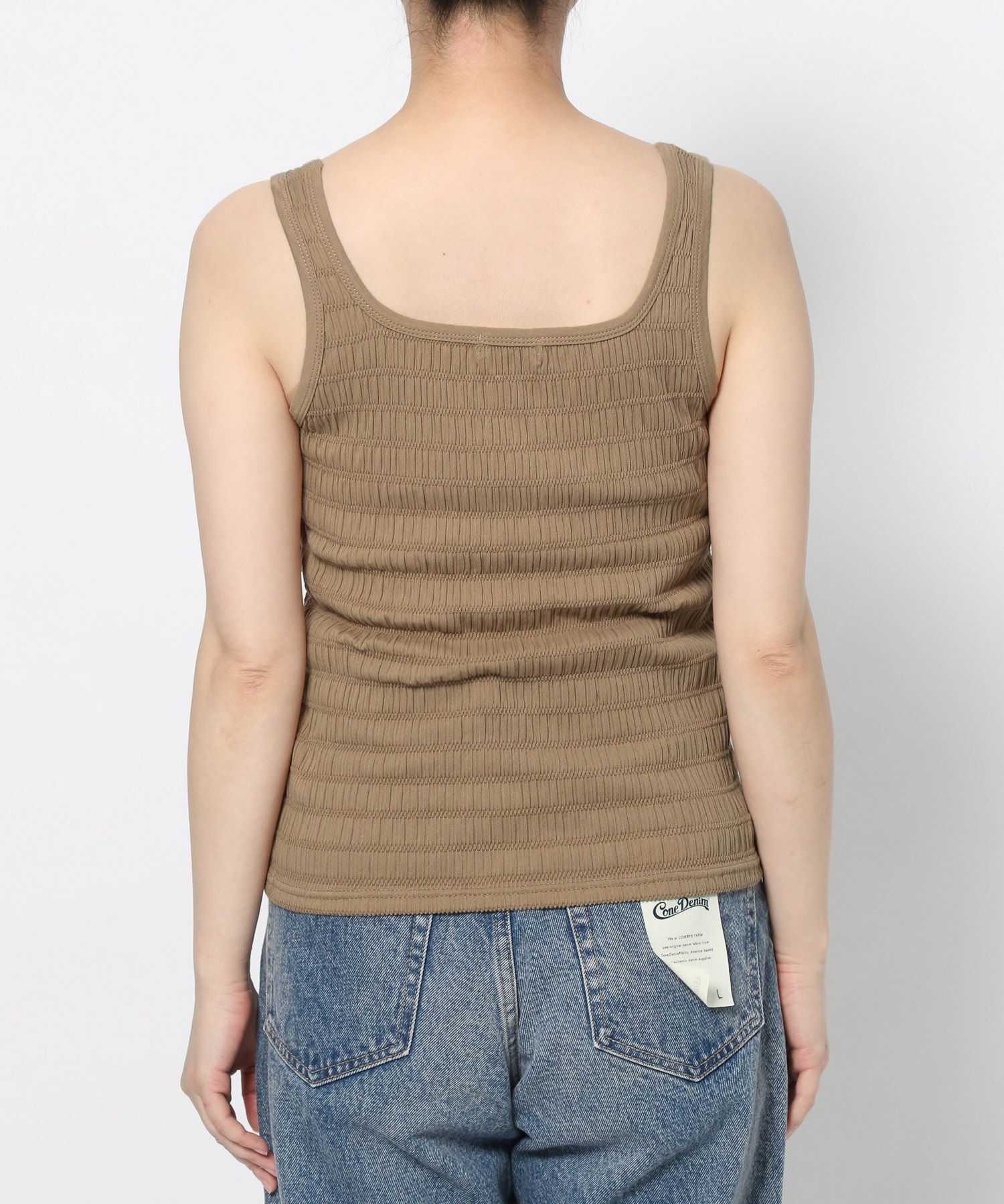 LOWRYS FARM「シャーリングタンク」|タンクトップ|