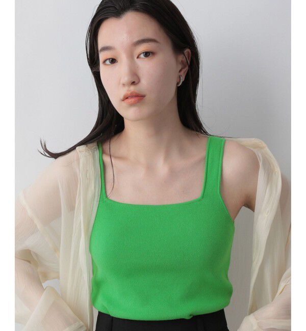 LOWRYS FARM「ソウバリスクエアタンクトップ」|ニット・セーター|