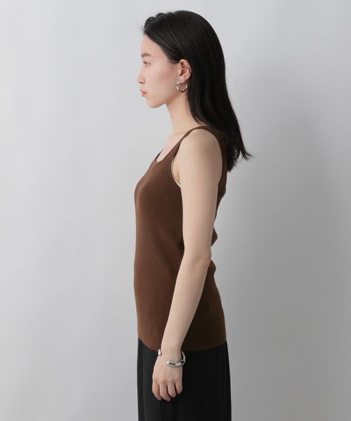 LOWRYS FARM「ソウバリスクエアタンクトップ」|ニット・セーター|