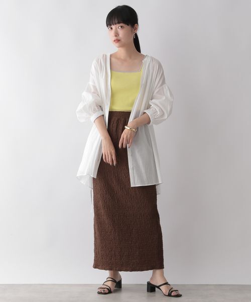 LOWRYS FARM「ソウバリスクエアタンクトップ」|ニット・セーター|