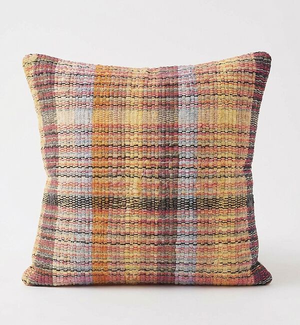 collex「【RugRu】CHASE クッションカバー 45&times;45 インド綿 チェック柄 コ」|その他|