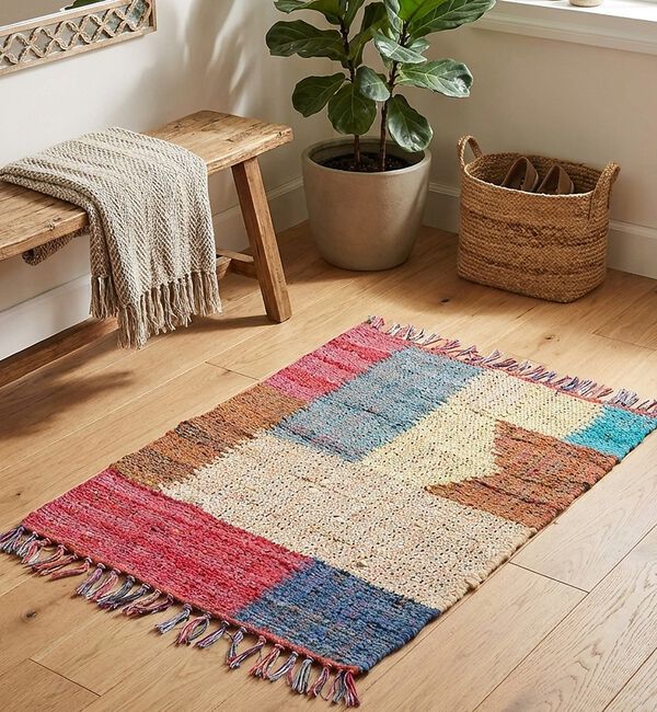 collex「【RugRu】BECCA ベッカ マット 50&times;70 インド綿 玄関マット キッ」|その他|