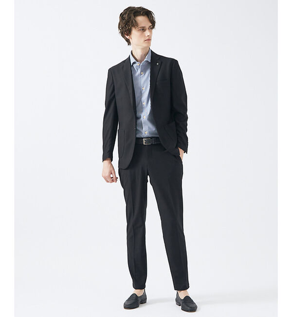 ABAHOUSE「【セットアップ対応】トリコットメッシュ イージースラックス/ ストレッチ 軽量」|スラックス|