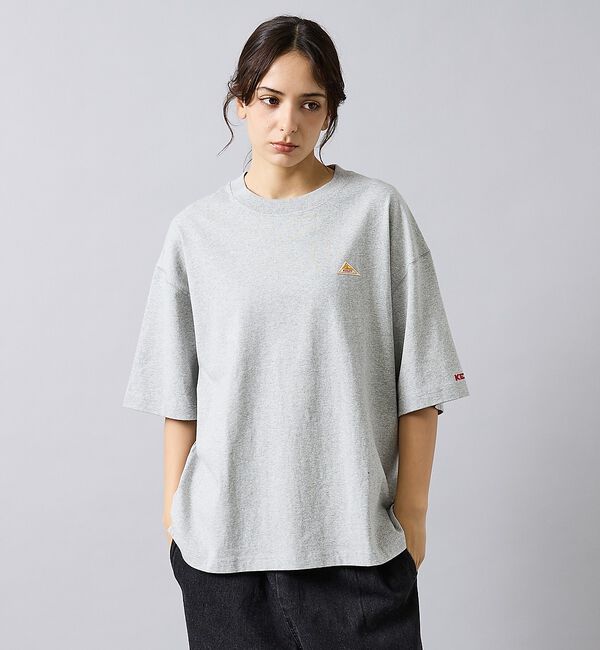 ABAHOUSE「【KELTY / ケルティ】Mini Logo T-Shirt / ミニロゴTシ」|Tシャツ・カットソー|ライトグレー