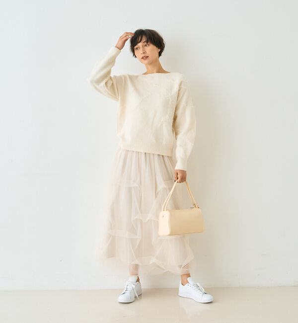 Rouge vif「【一部店舗限定】フェザーラインニットプルオーバー」|ニット・セーター|