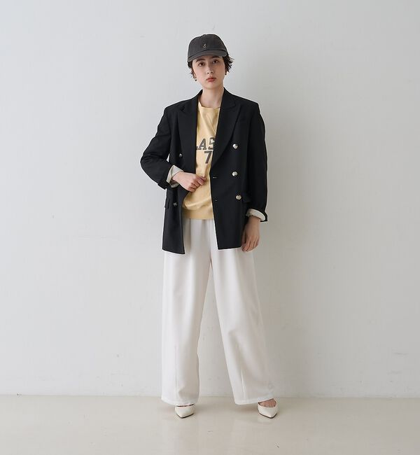 Rouge vif「メンズライクダブルジャケット」|テーラードジャケット|