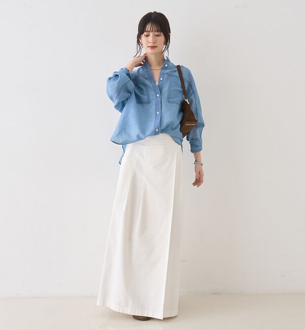 Rouge vif「タックグルカベルトマキシスカート」|スカート|