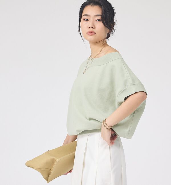 Rouge vif「スレッド編裏毛風ニットプルオーバー」|ニット・セーター|